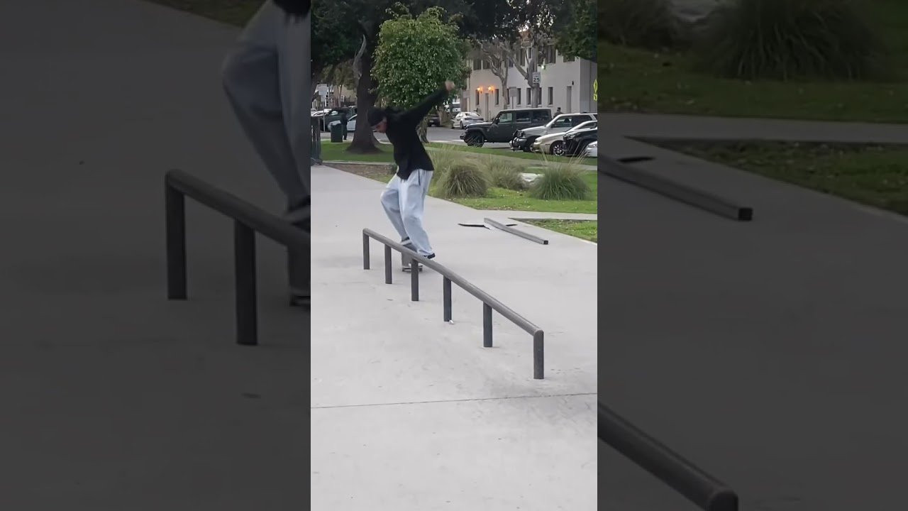 Chris Pierre Jacques skating at Cherry Park.