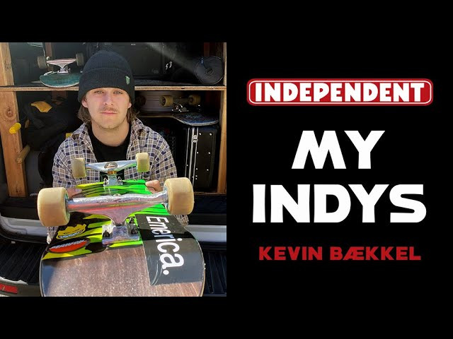 All Indy Trucks are unique to each individual who puts them on a board... Dig in with Kevin Baekkel the Norwegian hammer in this Installment of "My Indys," as he grinds kinked handrails and talks Titanium 159 trucks.<br /><br />Follow Kevin Baekkel: (https://www.instagram.com/kevinbaekkel​​​)<br /><br />Filmed by Tylre Wilcox and Lannie Rhodes: (https://www.instagram.com/tylrewilcox/​​​)<br />(https://www.instagram.com/justsomedude/​​​)<br />Edited by Tylre Wilcox: (https://www.instagram.com/tylrewilcox/​​​)<br /><br />_________________________________________________________<br /><br />Ride The Best and Subscribe to Independent Trucks!<br /><br />YouTube: http://bitly.com/IndyYouTube​​​<br />Facebook: https://www.facebook.com/IndependentTrucks<br />Instagram: https://instagram.com/independenttrucks​<br />Twitter: https://twitter.com/indy_trucks​