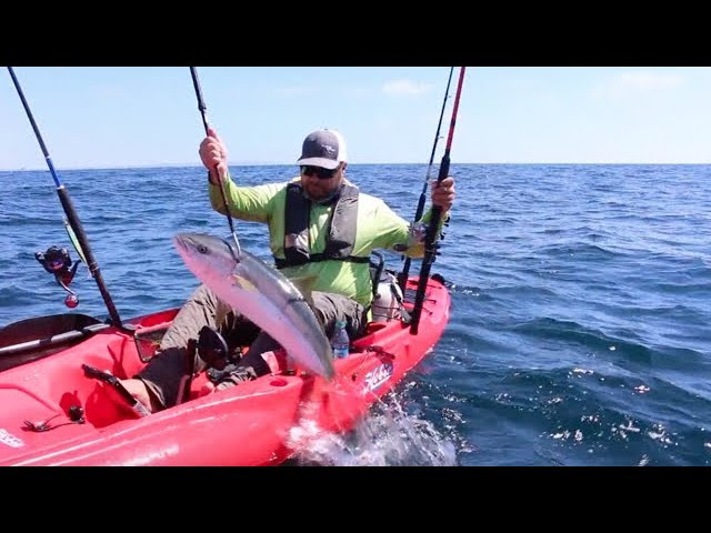 Florida's favorite kayak fishing son Brian Nelli travels to California for yellowtail action.