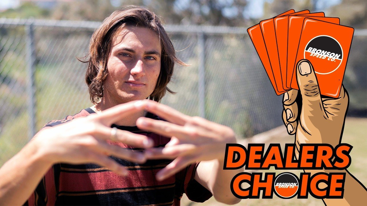 Alex Willms shuffles the deck and lays it all out in Dealers Choice—Watch as he talks about his first-ever skatepark session at Carmel Valley, meeting Rhino, and stacking clips with the crew. He breaks down his switch bluntslide at Patrick Henry, an insane 50-50 grind at City College, and getting the call for SK8MAFIA.<br /><br />Filmed by<br />Jesse Silva - https://instagram.com/noguf/<br />Braden Hoban - https://instagram.com/bradenhoban/<br /><br />Edited by Jesse Silva - https://instagram.com/noguf/<br /><br />Subscribe to the Next Generation Channel:<br />🏁 http://bit.ly/NextGenerationChannel​ 🏁<br /><br />Learn More about Bronson RAW Bearings: https://goo.gl/d5EpTR​<br />Learn More about G3 Next Generation Bearings: https://goo.gl/bnc1K9​<br /><br />Keep up with the #FastestBearings​ on Social:<br />🏁 Instagram: https://instagram.com/bronsonspeedco/​<br />🏁 Twitter: https://twitter.com/bronsonspeedco​<br />🏁 Facebook: https://www.facebook.com/BronsonSpeedCo<br /><br />Shop Next Generation Bearings <br />💸 https://nhsskatedirect.com/pages/bronson-speed-co