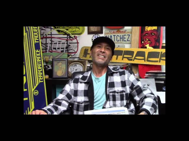 Lester Kasai and Larry Balma reminisce about the House of Kasai and a thousand other things revealed in the book, TRACKER - Forty Years of Skateboard History. Pre-order a copy at http://trackertrucks.com/…/tracker-forty-years-of-skateboa…/ ‪#‎Trackertrucksfam‬ ‪#‎since1975‬ ‪#‎trucksyoucantrust‬ ‪#‎theoriginal‬