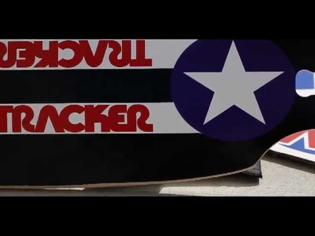 Tracker introduces it's downhill deck CNC shape with flush mount drop through. The board is 9ply Canadian hardrock maple on a classic Taco Concave. Length : 38.80 inches Width: 10.20 inches Wheelbase : 29.06 inches The drop through mount is new school and perfect fit for Tracker Fastrack trucks and other.