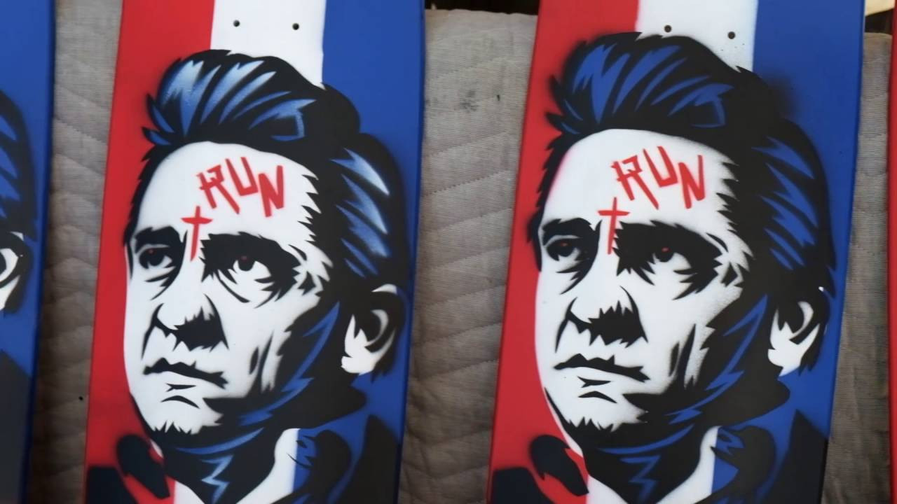Jason Adams uses his stencil skills to produce a very limited run on decks for Black Label Skateboards, Devium Clothing, and The Berrics. Drinking brews, painting decks, and skating with the crew. You can get Jason's hand painted "Run" boards for a limited time at The Berrics now!<br /><br />theberrics.com<br />deviumusa.com<br />blacklabelskates.com<br /><br />Starring Jason Adams<br /><br />with appearances by:<br />John Lucero<br />Riky Barnes<br />Jake Reuter<br />Chuck Holts<br />Auby Taylor<br /><br />Filmed by Jai Tanju<br />Edited by Patrick Nagy<br /><br />Music:<br />Herb Alpert & the Tijuana Brass - Spanish Flea