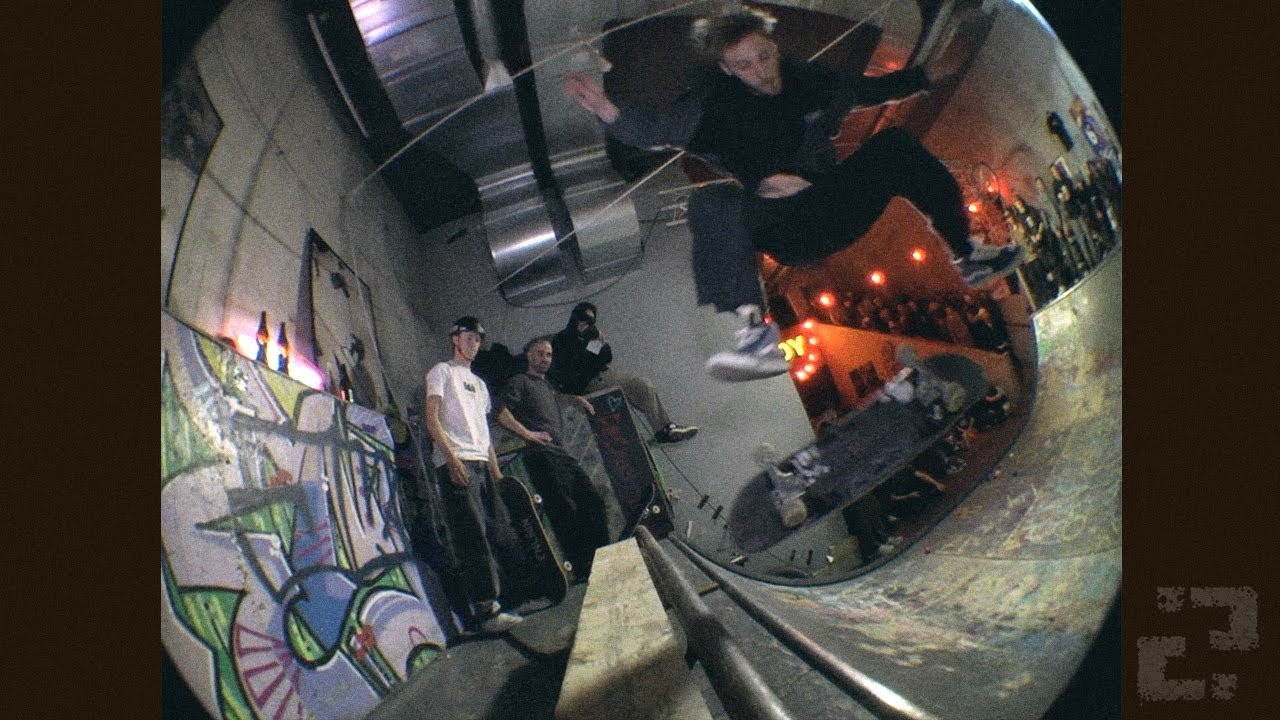 The habash crew @habashskate at an event called the Habash Bail Bingo 2025 at the Indy Bar in Laax, Switzerland – a win-win event for everyone: Goodies for tricks and bingos for bails.<br /><br />Video by Felix @felixmariabiehler and Raphi @phaelmitph<br /><br />"It's simple: a miniramp, a bunch of skaters and some extra challenges. The ramp is divided into numbers – so everyone else can play bingo on the coast of someones slam. It's loud, hectic and lots of fun for everyone.<br /><br />The Habash crew and friends gave their best, facing different challenges like "Extreme Sword Fight," "The Flying Tire," "Last Men Standing," or on the classic extension rail. Bails were guaranteed! The audience was torn back and forth between gambling euphoria and compassion for the hard slams. DJ Ron Sperball supporting the scene with his on-point set-list and sound effects. The best trick was honored with some Habash goodies. Raphi and Felix giving their best to film that madness – probably more focused on not getting killed by flying boards, goodies and skaters.<br /><br />"It's like extreme sports on a Turkish market. Chaos at its best!" – Elliot understood the essence – and clearly won the best trick of the night.<br /><br />A big thanks to everyone involved – especially to the team of the Indy Bar. We had a blast – see ya all next year for another round!" - Gianluca (@gian_jepetto)