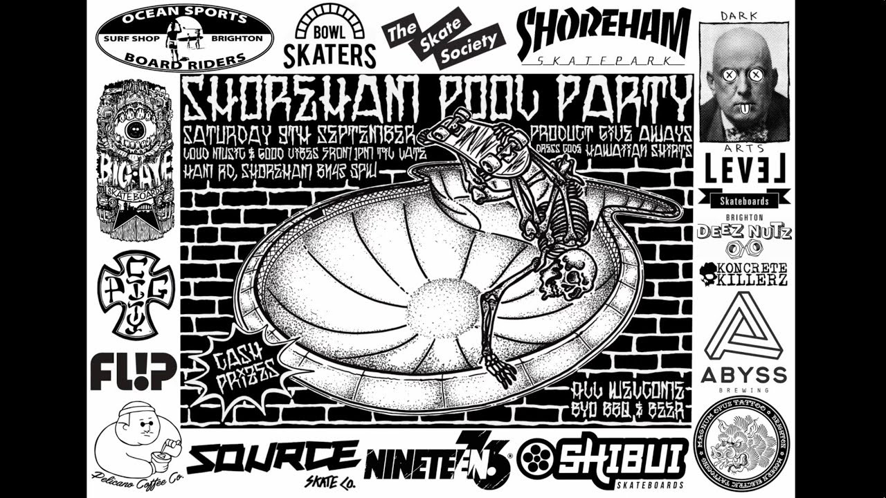 Filmed and edited by Matt Hillier<br /><br />"On Saturday 9th of September 2023 Jelly and Jean along with the guys that maintain and look after the bowl held the Shoreham bowl pool party jam.<br />The jams theme was Hawaiian shirts.<br /><br />Talent of all ages and of varying experience came from around the UK to take part in the jam.<br /><br />Some additional features were added to the pool, an aluminum wedding cake set of steps were placed in the square end and and a pool ladder to the deep for the riders to improvise with.<br /><br />Cash prizes were handed out along with product and merch from the sponsors.<br /><br />The vibe was up, the sun was out and it was super fun day for everyone that attended hope to see you at the next one."<br /><br />Skaters: <br />Greg Nowick, Tay Cunningham, Jelly Parsons, Jean Bromfield, Brian Sullivan - Weston, Thigao Vidal, Sean Goff, Neil Hester, Annelise Lam, Mikey Rollason, Adam Voss, Marley Hollingdale - Tong and others.<br /><br /><br />Sponsored by:<br />Ocean Sports Board Riders<br />Santa Cruz<br />Vans<br />Flip<br />The Skate Society Lewes<br />Dark Arts<br />Level Skate Shop<br />Deeznutz<br />Koncrete Killers<br />Abyss Brewery<br />Magnum Opus Tattoo Brighton<br />Sibui<br />1976 District<br />Source Skate co<br />Pelicano Coffee<br />Pig City<br />Big Aye Skateboards<br />Bowlskaters<br />Beer Slash