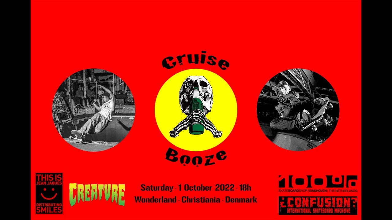 Cruise and Booze at Wonderland in Christiania, Denmark<br />October 1st, 2022<br /><br />Filmed by Ben Daeleman<br />Edited by Bastiaan van Benthem<br />Event organized by Nicola Debernardi + Wonderland <br /><br />Music: <br />Gorilla Bisuits "New Direction"<br />Bad Brains "Sailin' On"<br /><br />Sponsored by Creature Skateboards, 100% Skateshop in Eindhoven, and Confusion Magazine