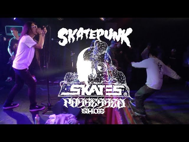 "SKATE PUNK" 2019/11/24<br />AT 渋谷THE GAME<br /><br />MUSIC : ROCKY&The SWEDEN<br />MOVIE : Hitoshi Nagaoka<br /><br />SKULL SKATES and POSSESSED SHOE collaboration release party.<br /><br />SKATERS : マル, ショウ ウエスト, きな粉棒選手, シャイン光, ロブ太郎, アキラ(CFC), Mr.BQ, スティンキーイーグル<br /><br />BAND : ABOS,BUBBLEBUZZ,DUB 4 REASON,OLEDICKFOGGY,THE REDEMPTION,ROCKY&The SWEDEN<br /><br />DJ : higo-vicious (RISK / instant skateboard)、U-ichi (LONDON NITE / MOSH BOYz)、MORICAWA (Low-Cal-Ball)<br /><br />MC : Los Mochis