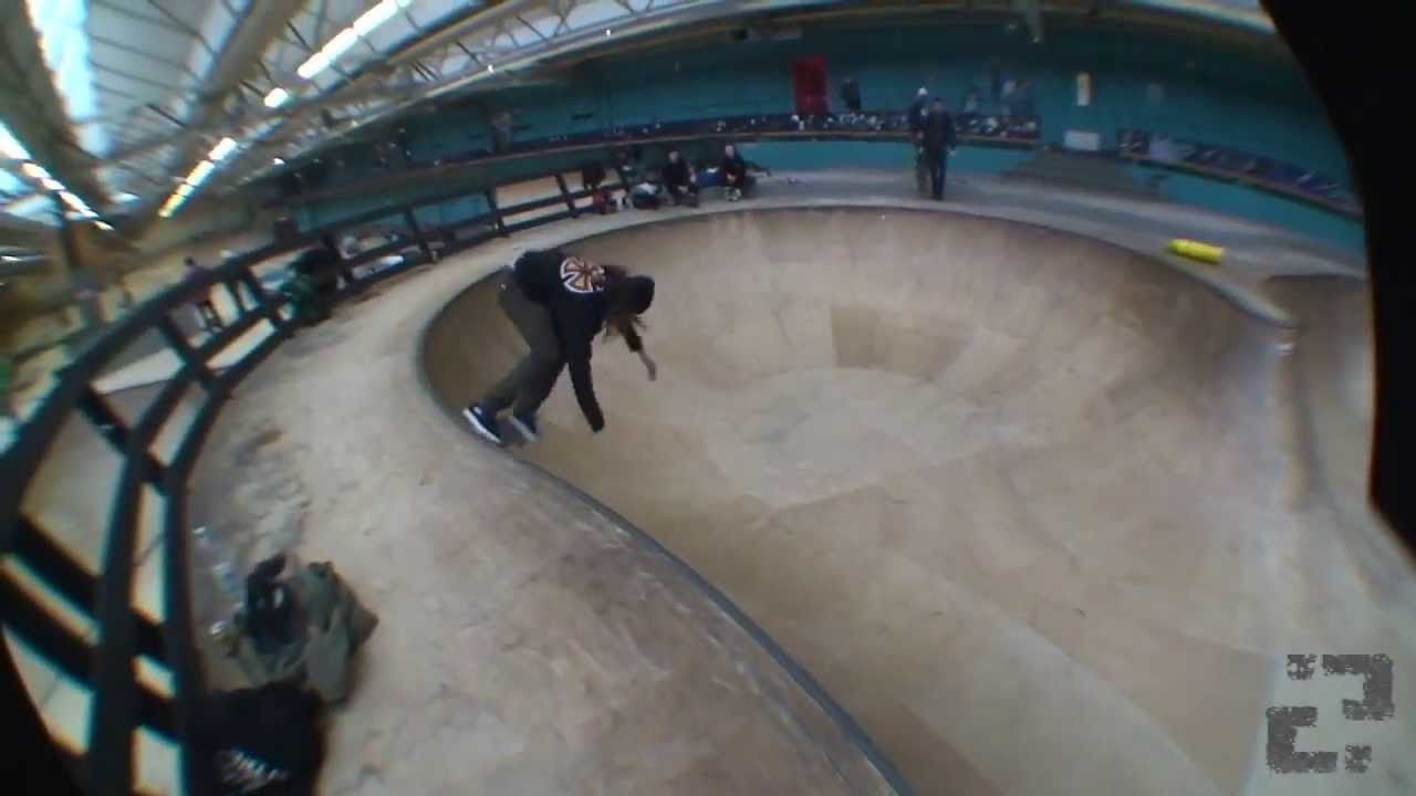 Two man team heats to battle it out in the bowl through endless booze awarded for a good run to see who could still skate after drinking for five and being completely wasted. The last men standing were Team Stachon represented by Szymon Stachon and Maarten van den Bossche from Belgium, crawling behind them were Team Andy Roy with locals Job and Daan van der Linden, and Team 100% with locals Jeroen Sars and Nick Bax coming in a sold third place... but really, most everyone was ripping hard, and the level of skating being a mostly amateur contest was incredibly "high".<br /><br />Full article + photos: <br />http://www.confuzine.com/2013/04/22/booze-cruise-area-51-skatepark-eindhoven-holland/<br /><br />Video/edit by J. Hay / www.confusionmagazine.com