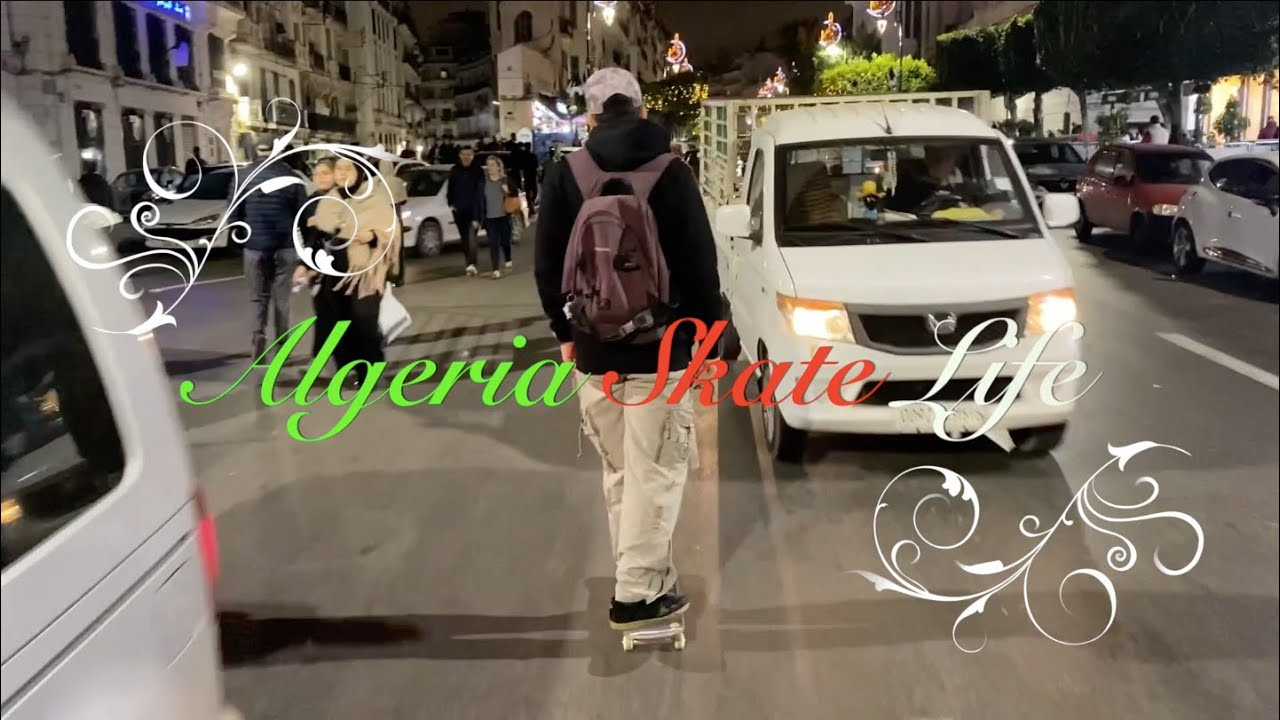 Algeria Skate Life<br />After almost 5 years, I was finally able to visit my "homeland" of Algeria again. Not only is this north African country filled with culture and beauty, but also has an increasingly growing skate scene. In this Video, I tried to capture the story of this unique scene and how the Skate Life in Algeria is pursued. <br />Because there is not even one single skate shop in the country, I decided to bring an extra suitcase with me, filled with 33 kilograms of skate stuff. With this equipment, I organized contests, in which everyone could openly participate and show off their skills, in exchange for some heavily desired gear. <br />Overall, I just had a fun time, lived the Algerian Skate Life, made some new friends, organized some contests, ate some pizza and just enjoyed every moment to the fullest!<br />I hope you liked this Video as much as I liked this experience and show your appreciation by commenting, subscribing and so on ;) <br />Thank you everyone!<br />Greetings,<br />Déniel Cramer Laroussi <br /><br /><br />PS: Full length Vlogs from Algeria are coming soon! <br /><br />0:00-3:45 Edit 1 <br />3:45-9:56 Contest Day <br />9:56-14:44 Edit 2