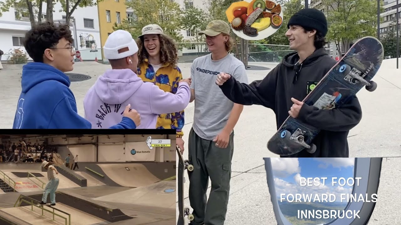 We flew to Innsbruck for the Best Foot Forward Europe Finals! You might have seen my other videos where I was skating in Hamburg and Berlin and qualified for this competition. Now it was time to skate the European finals in Innsbruck. All of the homies qualified and we had a really nice time. Watch us have fun, eat some delicious food, Skate the beautiful city of Innsbruck and lastly Skate the finals. Big thanks to Blue Tomato/ Best Foot forward for making all of this possible.<br />If you liked the Video make sure to Subscriiiiibe, comment and like for more! <br />Skate or die.