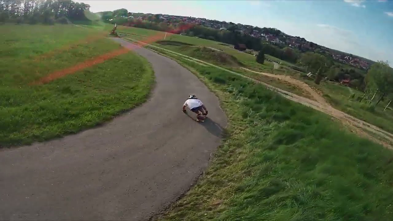 Follow Max Deutsch down the Großerlach race track to his second place