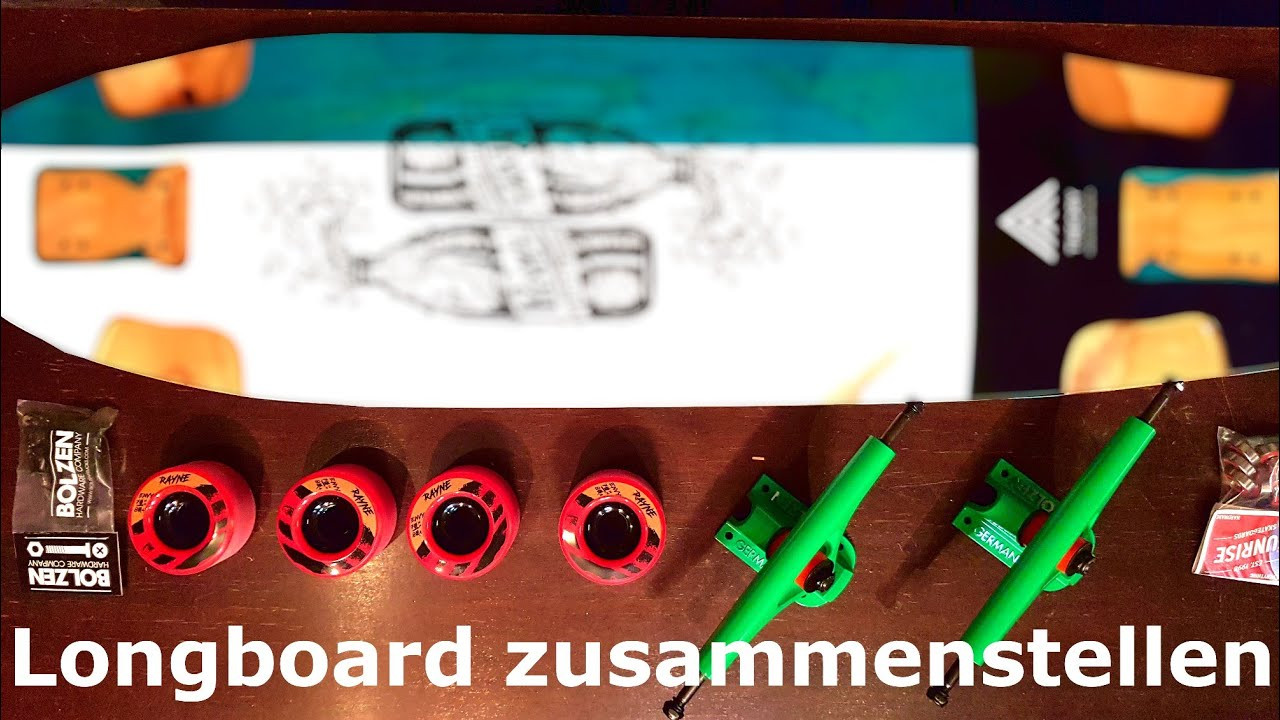 Wir erklären euch, wie ihr euch ein Longboard aus Einzelteilen selbst zusammenstellen könnt und dabei auch noch Geld spart. <br /><br />Zum Shop: https://www.concretewave.de/<br /><br />Solltest du Fragen zum Video oder zu Longboards haben, schreib sie mir in die Kommentare! ;)<br /><br />T-Shirt Shop: https://shop.spreadshirt.de/longboarding-germany/<br /><br />Wenn es dir gefallen hat würde ich mich über eine positive Bewertung, ein Abo oder einen Kommentar sehr freuen :D<br />----------------------------------------­----------------------------------------­----------------------------------------­-----<br />Instagram: https://www.instagram.com/longboarding.germany/<br />#longboardinggermany<br />----------------------------------------­----------------------------------------­----------------------------------------­-----<br />Weitere Infos in der Kanalbeschreibung!