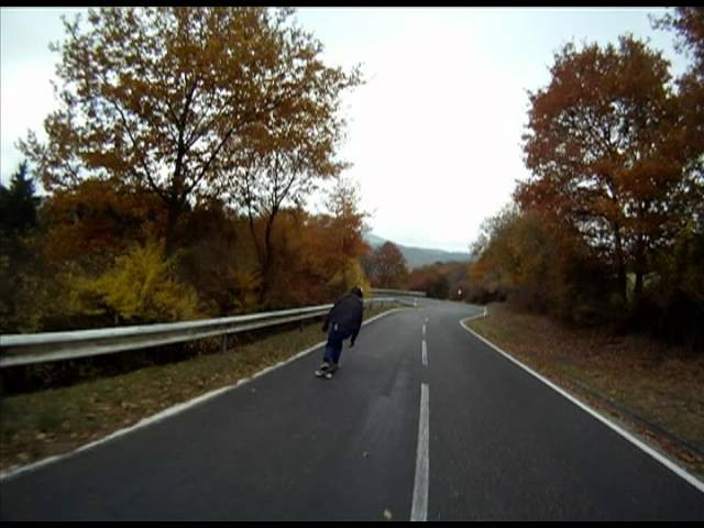 Skating the Eifel with the latest Bolzen Truck prototyp.