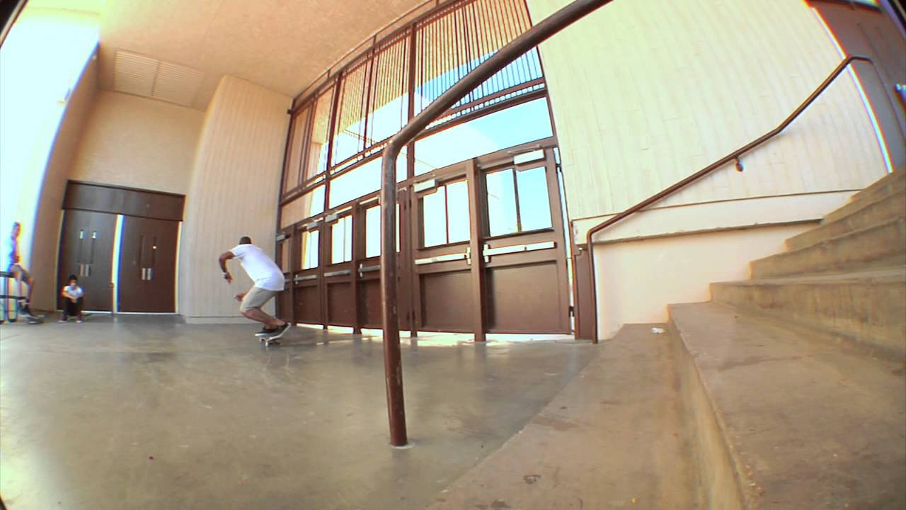 Cameo Wilson's Combat series pro deck is now available at your local skateshop and select online retailers. It’s 8." x 31.6" with a 14” inch wheelbase, made in a single deck press with 100% hardrock maple, resin epoxy, and guaranteed against breakage for 15 days.