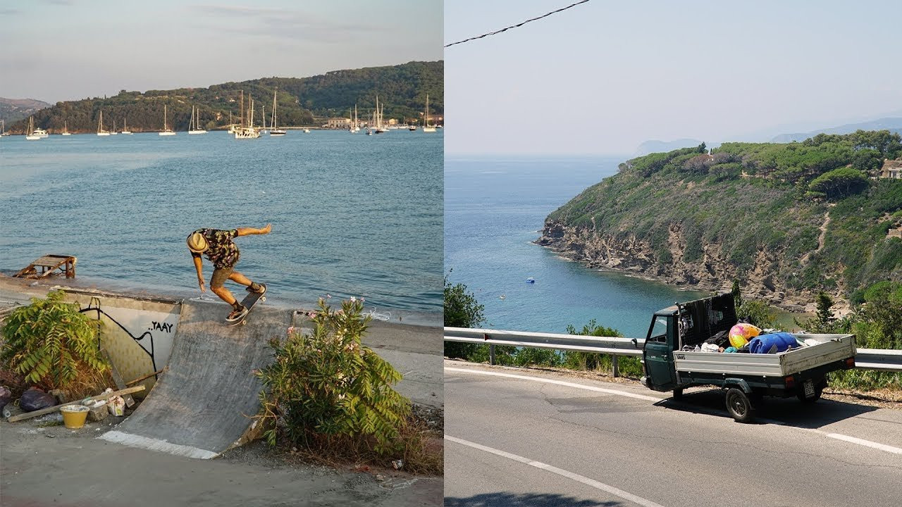 Dumb Skateboards and Vans presents "Dumb Ape Tour".<br /><br />Gio Grazzani and Simone Verona spent 10 days traveling around the west coast of Italy driving the Ape Piaggio, a luxurious 3 wheeled italian vehicle. <br />With no plans but just an idea to build diy spots and skate them, they filled the pickup with cement, sleeping bags and tools and started the journey at full speed (35km/h).<br />They filmed and edited this video to show you how fun it is to build and skate diy stuff!<br /><br />#dumbapetour