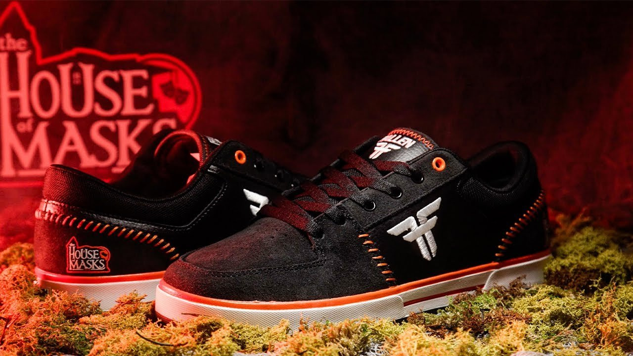 We've teamed up with our friends over at ‪@TheHouseOfMasks‬ once again to create a small capsule in spirit of the Halloween Season! There will be only 250 pairs of this limited edition Patriot Collab so get them while you can. This Ohio based company is one of the largest private Mask collections in the world specializing not only in custom creations but also an online entity, with a YouTube channel that focuses on the collection, masks education, tutorials and much more.<br /><br />This unique shoe matches all the high quality, endurance and performance a regular Patriot does while adding some Mask inspired bonus features including a contrast orange stitching, high quality leather side panels, waxed suede and of course a customized collectable shoe box.<br /><br />Shop Now: https://fallenfootwear.us/