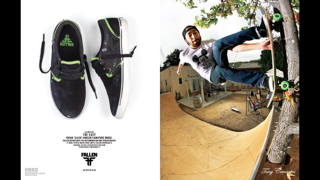 Tony Cervantes rips up a killer backyard ramp in the Easy Brian Hansen signature model.