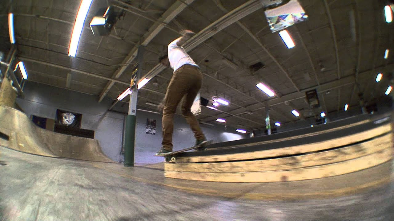 geo trying to get a line at grindlab but keeps fucking up because of kyle's awesome dance moves.