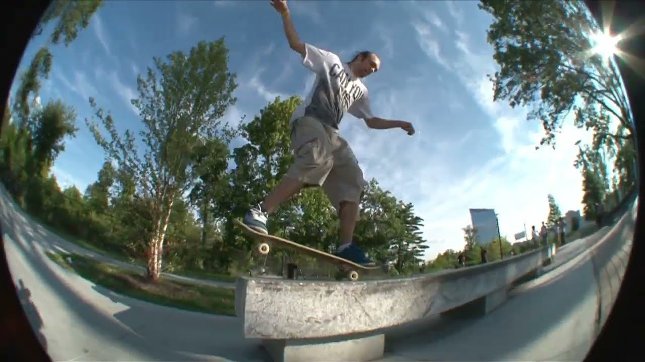 September 4, 2013<br />Jway, Joey J, Smucker, and Hardy have a nice sesh at #paines #skatepark in #philly