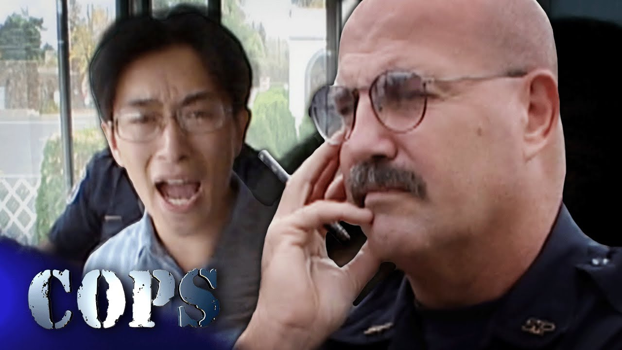 Officer James Erickson of the Spokane Police Department responds to a Domestic Disturbance call where he finds a worried father and his son, who has skipped his medication. Officer Erickson uses his taser to subdue the troubled man to avoid injury to both the man’s son and the officers. <br /><br />COPS has been documenting police work for over three decades. This episode was filmed in 2003.<br /><br />▪️ COPS Season 16 - Episode 30<br /><br />Featuring the Spokane Police Department: https://my.spokanecity.org/police/ <br /><br />🚨 Click On The Link To Subscribe: https://www.youtube.com/c/copstv?sub_confirmation=1<br /><br /><br />This is the official COPS TV Youtube channel. Watch our promos, behind the scenes, and exclusive never before seen footage.<br /><br />COPS is a documentary television series and one of the longest-running programs in the US. The show provides a real-life glimpse into the tireless work of law enforcement. The show was created by John Langley and Malcolm Barbour and premiered on Saturday, March 11, 1989.<br /><br />Facebook: http://www.facebook.com/copstv/<br />Instagram: http://www.instagram.com/copstv/<br />Twitter: http://www.twitter.com/CopsTV<br /><br />#COPS #COPSTV #USA #CopStories #Police #PublicDisturbance<br />- You can now watch Cops on Amazon Prime in Canada, the UK, Ireland & Australia, watch here: https://amzn.to/39mtmXb