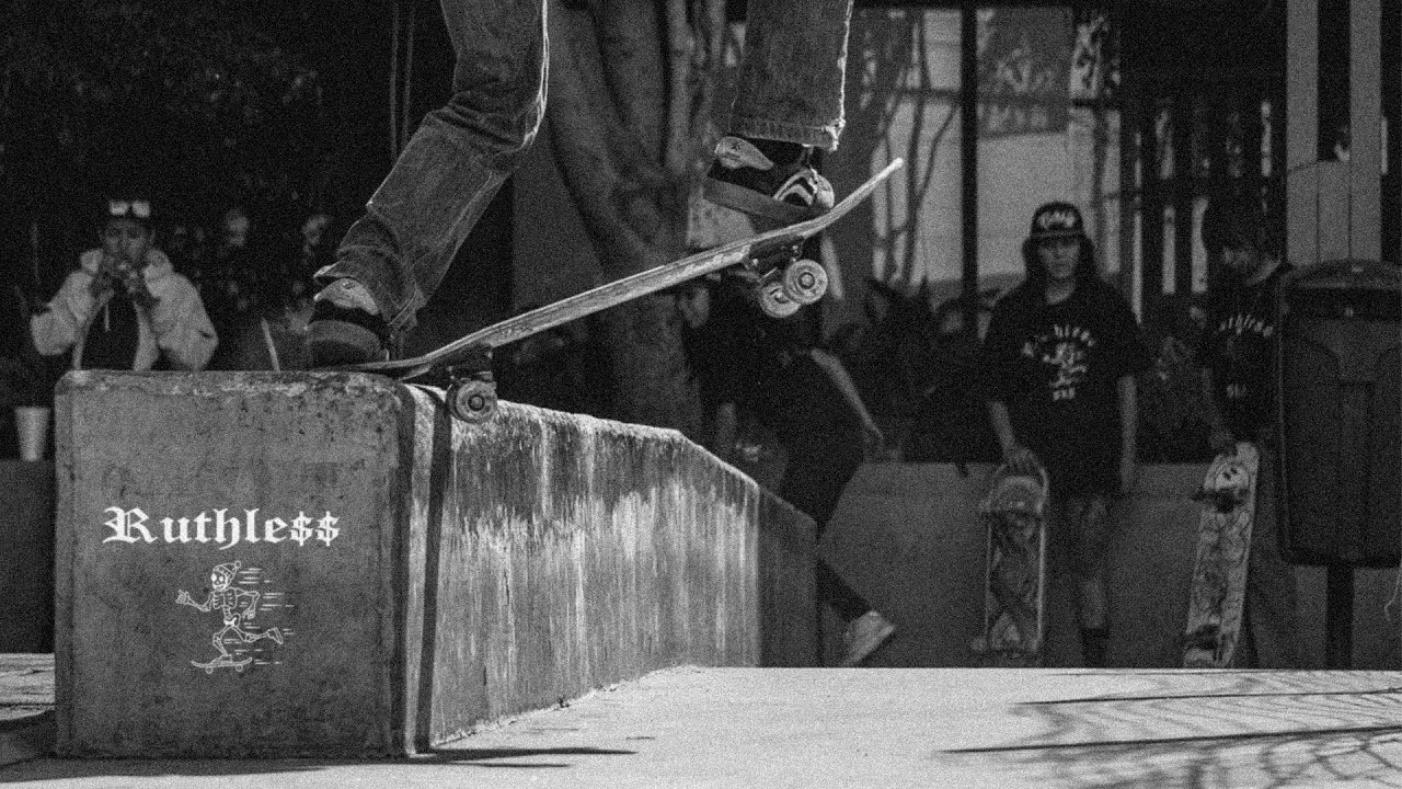Con un año cumplido recientemente, la marca Ruthless presenta su primer montaje con patinadores de la CDMX y el Estado de México, reuniéndolos por spots de la zona centro de la ciudad donde destruyeron con su gran talento. Cabe destacar que en éste video veremos algunos patinadores ya conocidos por muchos, y otros que son nuevas generaciones a quienes no hay que quitarles el ojo de encima. <br />Patinadores que aparecen en el video: Angie Vacka / Sofia Castañeda / Dafne Santz / Rosalba Reveles / Tadeo Munguia / Kevin Garcia / Dylan Tellez / Benito Gallegos / Erick Borges / Ivan Gil / Ricardo Soria / Nestor Verduzco / Leonel Zuñiga / Luis Rivas. #skatelife #skateboardingmexico #skateboarding #patinetas #patinetos