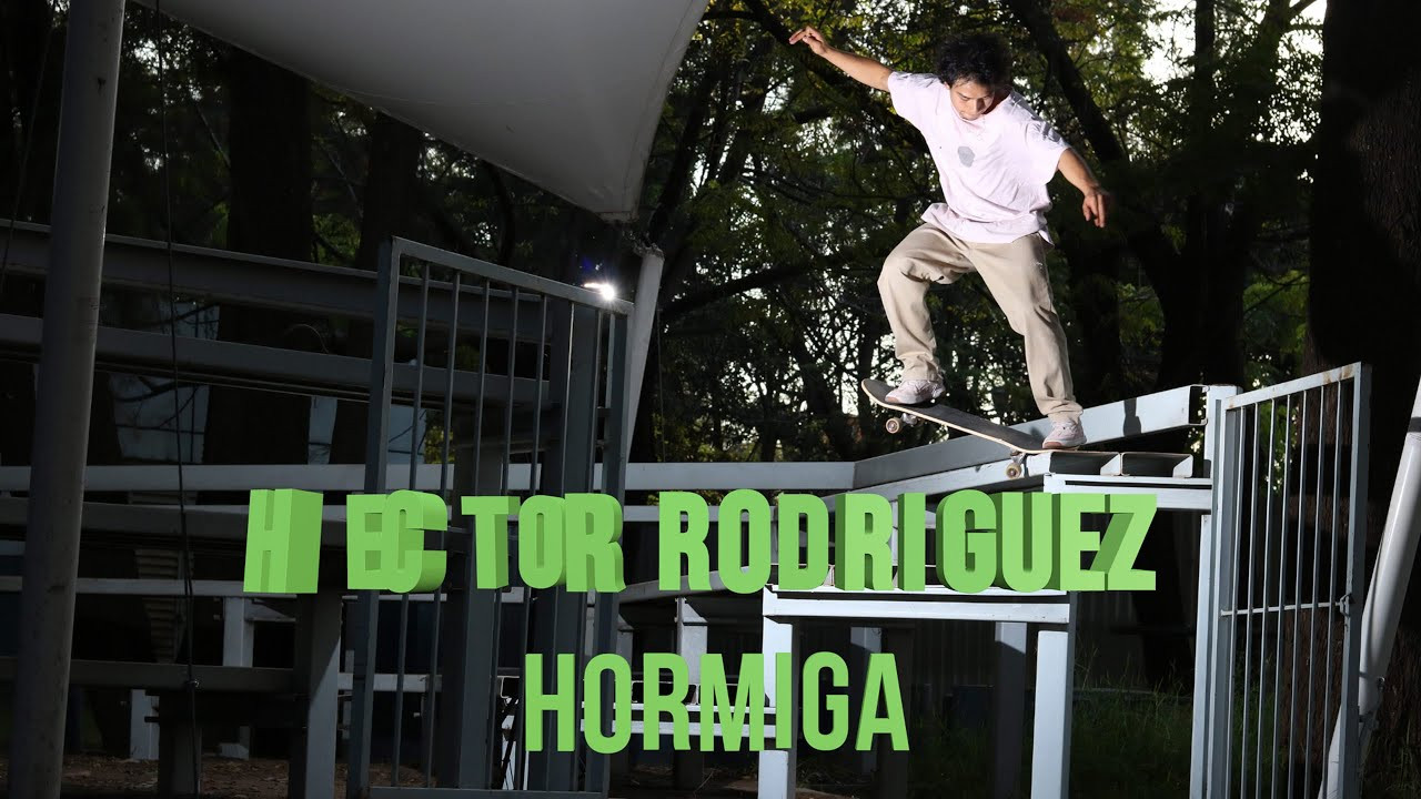 El 2022 es el año en el que el patinador mexicano Hector Rodriguez mejor conocido como "Hormiga" lanza su segunda videoparte la cual fue grabada durante más de 4 años en la CDMX y Oaxaca como algunos otros estados de México, Hormiga es un talento mexicano joven que tiene un gran futuro y hoy se consagra con una videopart más. Si te gusto apoyalo compartiendola para que la toda la banda la vea.