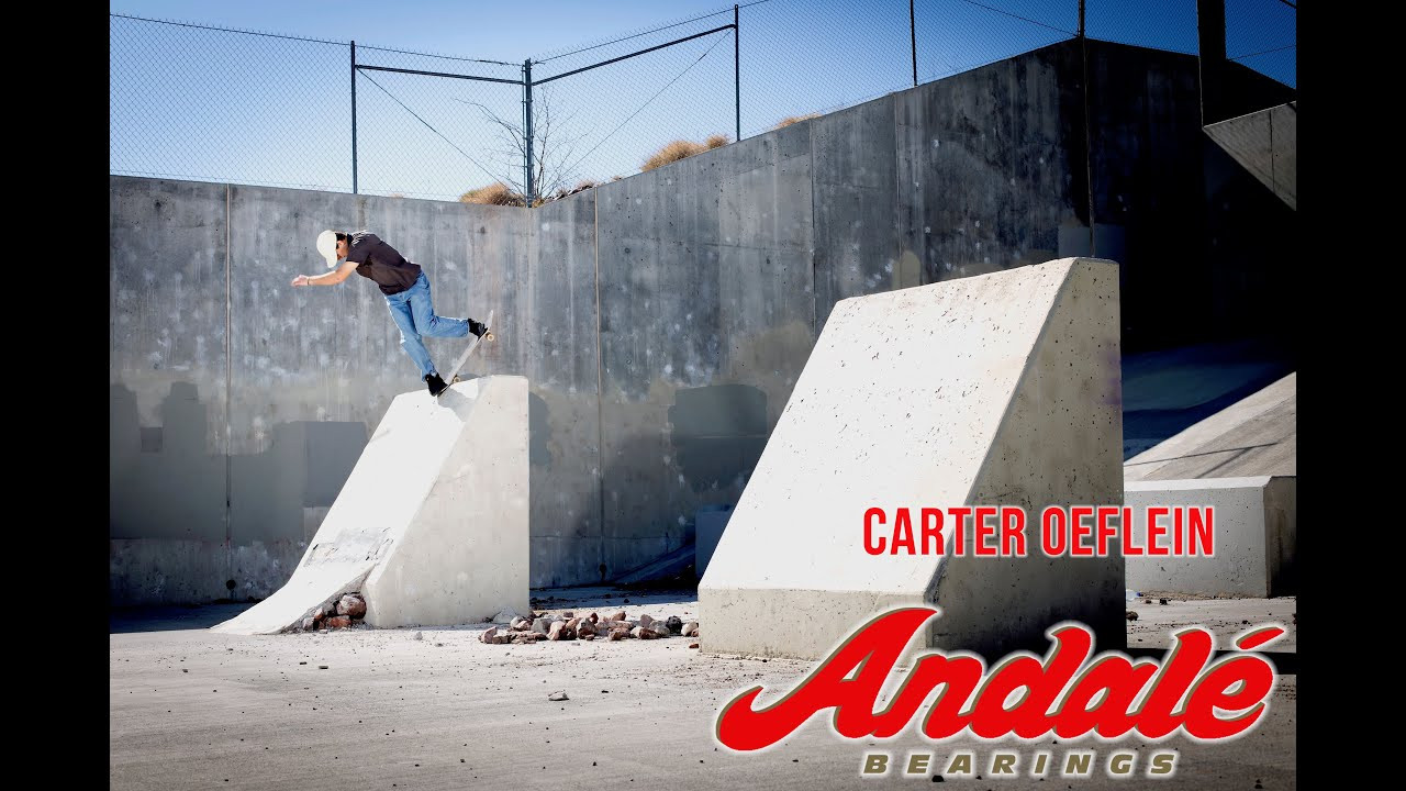Carter Oeflein is one smooth MOFO and we're hyped to be keeping him rolling smooth. #andalebearings #swissbearings #Alwaysfast <br /><br /><br />Check out http://andalebearings.com for more info. <br /> SUBSCRIBE -- http://bit.ly/SubscribeAndale<br /> SHOP -- http://andalebearings.com/shop<br /> INSTA -- https://www.instagram.com/andalebearings<br /> FB -- https://www.facebook.com/andalebearings<br /> Twitter -- https://twitter.com/andale_bearings