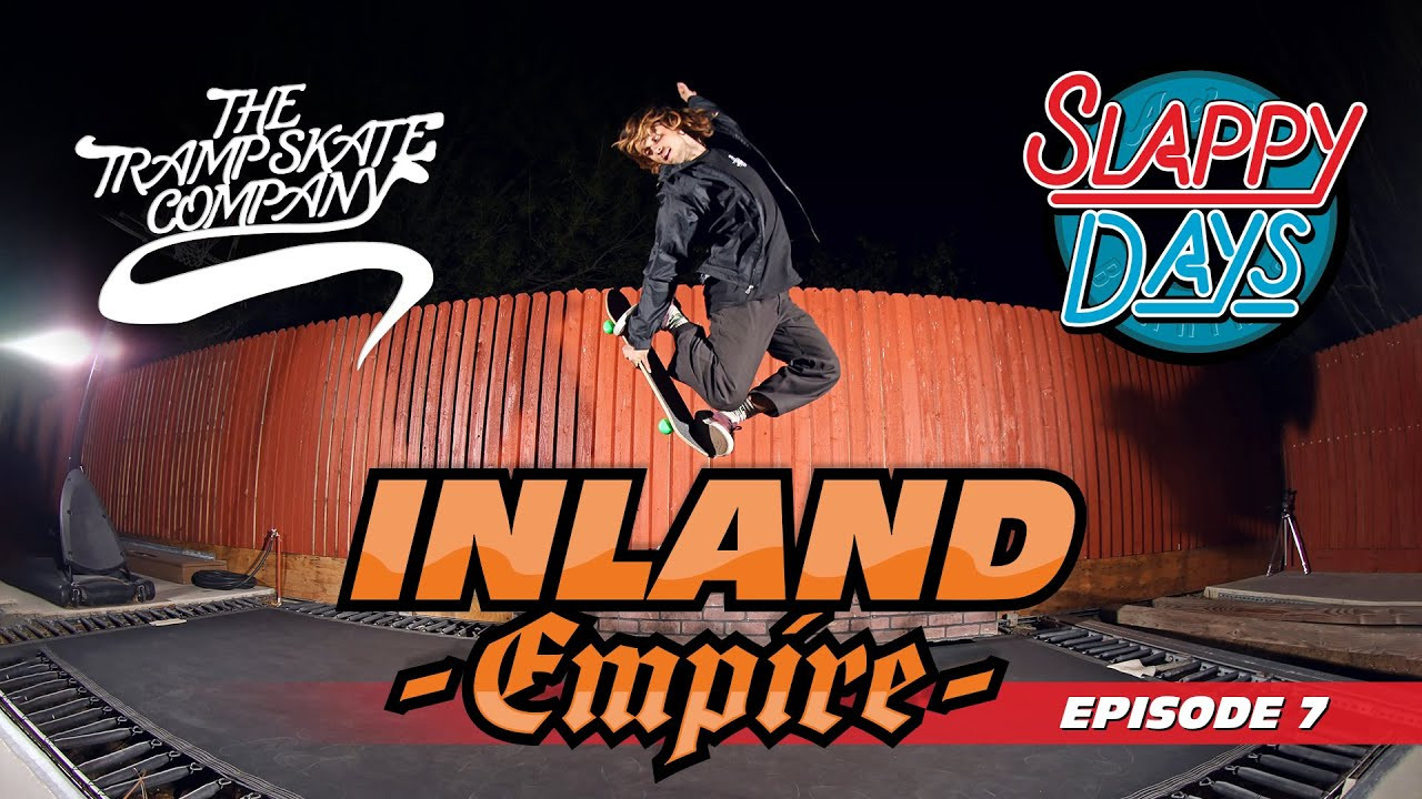 Slappy Days Episode 7<br />We voyage to the inland empire where we found abandoned water parks & amazing terrain.<br /><br />Special Thanks to Jason Harvy and The Tramp Skate Co https://trampolineskateboarding.com<br /><br />Check out http://andalebearings.com for more info. <br /> SUBSCRIBE -- http://bit.ly/SubscribeAndale<br /> SHOP -- http://andalebearings.com/shop<br /> INSTA -- https://www.instagram.com/andalebearings<br /> FB -- https://www.facebook.com/andalebearings<br /> Twitter -- https://twitter.com/andale_bearings