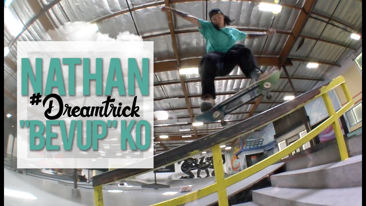 Nathan 'Bevup' Ko forgot to set the alarm for this fashionably late #DreamTrick. Don't be tardy to the party—watch his late-shuv NBD above!<br /><br />Subscribe to The Berrics: http://bit.ly/TheBerricsYoutube<br /><br />Daily Videos and More: http://theberrics.com<br />Shop The Canteen! 👉https://canteen.theberrics.com/<br />Like The Berrics on Facebook: http://fb.com/berrics<br />Follow The Berrics on Instagram: http://instagram.com/berrics<br />Follow The Berrics on TikTok: https://www.tiktok.com/@berrics?<br />Follow The Berrics on Twitter: http://twitter.com/berrics