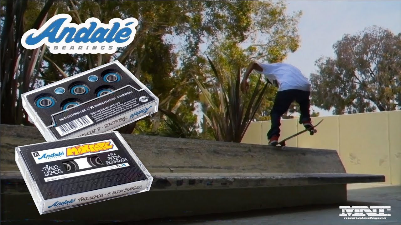 Manolos Tapes came through with a sick Tiago mix tape to help launch his first signature Andalé bearings. <br /><br />Check out http://andalebearings.com for more info. <br />SUBSCRIBE -- http://bit.ly/SubscribeAndale<br />SHOP -- http://andalebearings.com/shop<br />INSTA -- https://www.instagram.com/andalebearings<br />FB -- https://www.facebook.com/andalebearings<br />Twitter -- https://twitter.com/andale_bearings