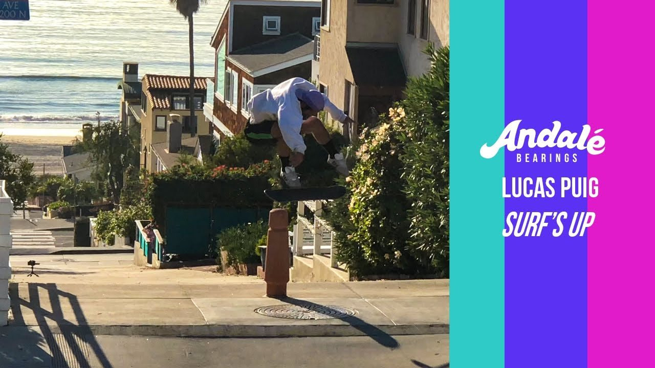 Lucas was stacking clips this summer during his trip to California. Here's a part put together with clips shot by Andalé Cofounder/ Happy Hour Organizer / Beer Drinking Influencer/ Filmer/ All Around Good Guy; Joey Brezinski. Sit back, relax, and enjoy.... Surf's Up.<br /><br />Check out http://andalebearings.com for more info. <br />SUBSCRIBE -- http://bit.ly/SubscribeAndale<br />SHOP -- https://thankyousupply.com/andale<br />INSTA -- https://www.instagram.com/andalebearings<br />FB -- https://www.facebook.com/andalebearings<br />Twitter -- https://twitter.com/andale_bearings