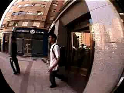 Marcelino Castro, Ibon Mariño, Rafael Muriel, Asier Garcia, Alejandro Saez "Jano" skateboard tour in Asturies 2008