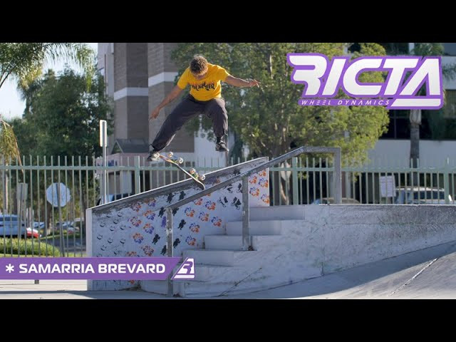 Five down and five over, Samarria Brevard takes flight with effortless style and a stacked bag of tricks for her 5X5.<br />#RictaWheelDynamics<br /><br />⚡️ SUBSCRIBE TO OUR YOUTUBE ⚡️ https://bit.ly/33AeG1<br /><br />Follow Samarria Brevard:(https://www.instagram.com/samarriabrevard/)<br />Filmed & Edited by Nick Hanson :(https://www.instagram.com/_nickhanson/)<br /><br /><br />FOLLOW Ricta Wheels on:<br />Our site: http://rictawheels.com/​<br />Facebook: https://www.facebook.com/rictawheels/​<br />Instagram: https://www.instagram.com/rictawheels/​<br /><br />⚡️ Welcome to Ricta the Center for Wheel Dynamics ⚡️ <br />Top scientist in the world create the best skateboard wheel technology. Proven the fastest and most durable urethane in skateboarding. Designed for speed and a smooth ride.