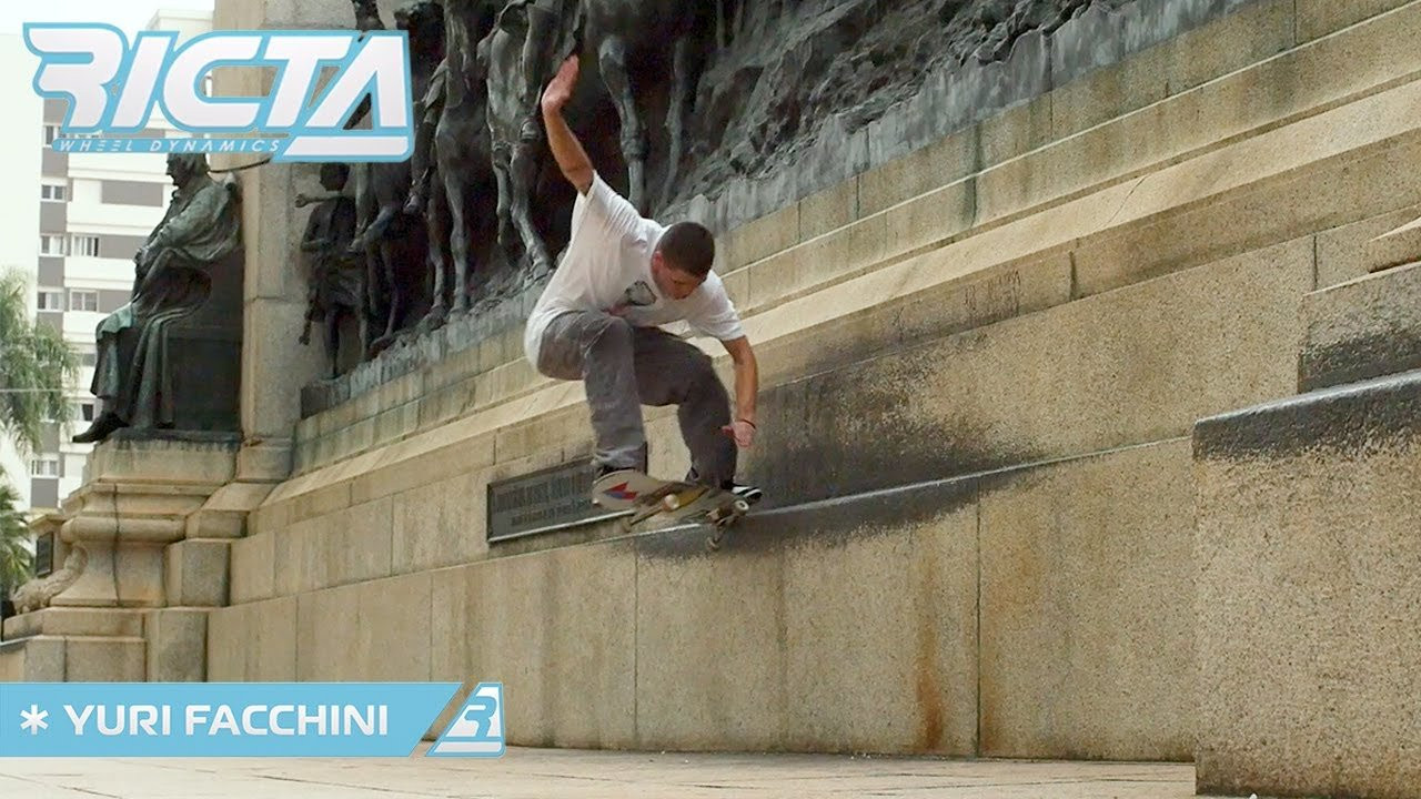 Yuri Facchini conquers the concrete jungle of Brazil with his explosive pop and flick. Welcome to the team Yuri!<br />#RictaWheelDynamics<br /><br />⚡️ SUBSCRIBE TO OUR YOUTUBE ⚡️ https://bit.ly/33AeG1<br /><br />Follow Yuri Facchini:(https://www.instagram.com/yurifacchini/ )<br />Filmed by Rodrigo de Andrade:(https://www.instagram.com/bocadovideo/)<br />Filmed by Marcos de Souza:(https://www.instagram.com/marcos_rdsj/)<br />Edited by Cody Long:(https://www.instagram.com/codylonglens/ )<br /><br /><br />FOLLOW Ricta Wheels on:<br />Our site: http://rictawheels.com/​<br />Facebook: https://www.facebook.com/rictawheels/​<br />Instagram: https://www.instagram.com/rictawheels/​<br /><br />⚡️ Welcome to Ricta the Center for Wheel Dynamics ⚡️ <br />Top scientist in the world create the best skateboard wheel technology. Proven the fastest and most durable urethane in skateboarding. Designed for speed and a smooth ride.