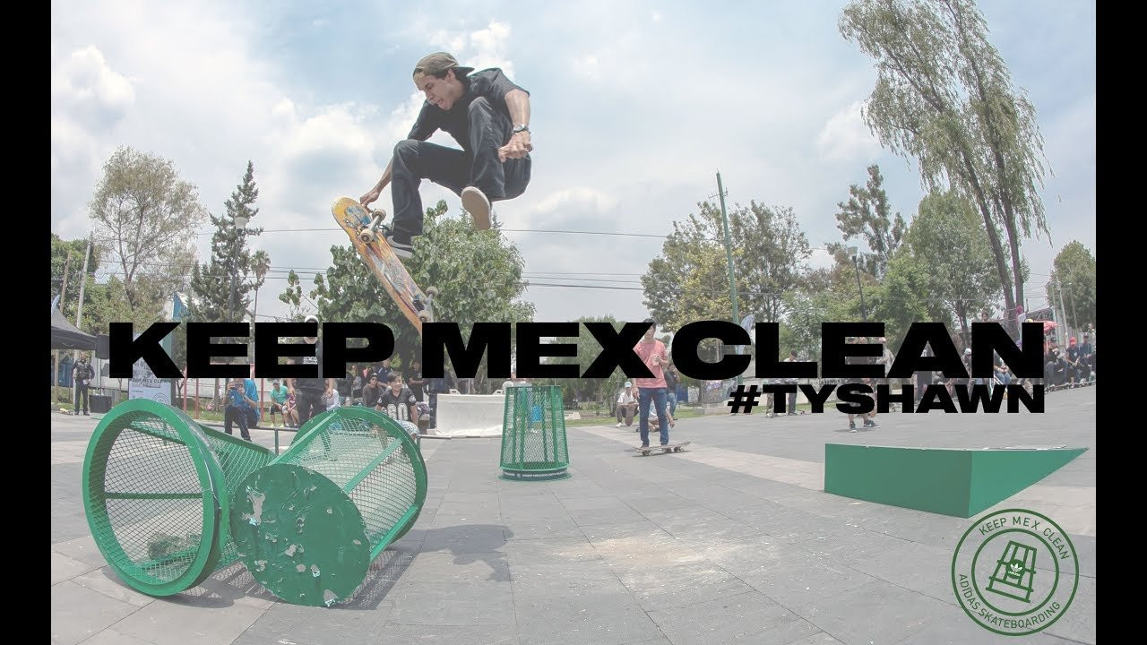 Para celebrar el lanzamiento del tenis de Tyshawn Jones, quien es el actual SOTY, ADIDAS SKATEBOARDING realizo un evento donde emulamos la forma mas iconica de patinar del neoyorquino, usando botes de basura, para eso se hicieron diferentes concursos en los cuales el equipo de patinadores de LATAM –quienes se encontraban en la ciudad de México– fungieron como jueces entregando premios a los mejores trucos en el #tricksformoney, donde vimos ganar a patinadores mexicanos como Itzel Granados, Ilnia, Citlati Leyva, Vizueth Lugo, Erick Silva, Nax Fernandez, Paco Trevino, Ernesto Lopez "Neto" y el MVP o "Patinador mas valioso" se lo llevo Brayan Coria quien por decisión de los jueces y por patinar y ganar en todos las actividades, consiguió este titulo. Muchas gracias a todos por asistir y nos vemos en la próxima que viene pronto.
