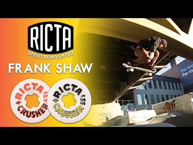 Frank Shaw trippin' around PDX on a fresh set of Ricta Park Crushers. <br /><br />Film: Elias Parise (@eliasparise)<br /><br />Follow Frank: @frankshaw_<br /><br />Check out some crushers: https://www.nhsfunfactory.com/ricta-wheels/park-crushers-2786498<br /><br />SUBSCRIBE to Ricta Wheels: http://bit.ly/RictaChannel<br /><br />FOLLOW The Fastest on:<br />Our site: http://rictawheels.com/<br />Facebook: https://www.facebook.com/rictawheels/<br />Instagram: https://www.instagram.com/rictawheels/