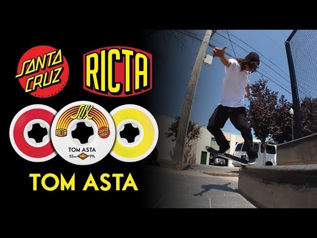 Tom Asta puts a hurtin' on this ledge with his new Pro Ricta X Santa Cruz SLIX<br /><br />Filmed and Edited by Joey Digital (@Joey_Digital)<br /><br />SUBSCRIBE to Ricta Wheels: http://bit.ly/RictaChannel<br /><br />FOLLOW The Fastest on:<br />Our site: http://rictawheels.com/<br />Facebook: https://www.facebook.com/rictawheels/<br />Instagram: https://www.instagram.com/rictawheels/