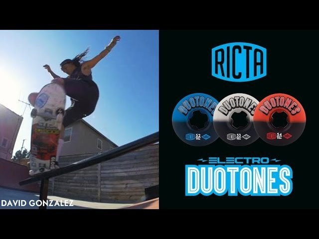 David Gonzalez breaks out a fresh set of Ricta Duo Tones. Our latest formula, built for skating fast in the park or streets, and takes them for a spin in his backyard.<br /><br />Follow David: https://www.instagram.com/davidgonzalez/<br />Film: Dan Stolling - https://www.instagram.com/danstolling/<br /><br />SUBSCRIBE to Ricta Wheels: http://bit.ly/RictaChannel<br /><br />FOLLOW The Fastest on:<br />Our site: http://rictawheels.com/<br />Facebook: https://www.facebook.com/rictawheels/<br />Instagram: https://www.instagram.com/rictawheels/<br />Twitter: https://twitter.com/rictawheels