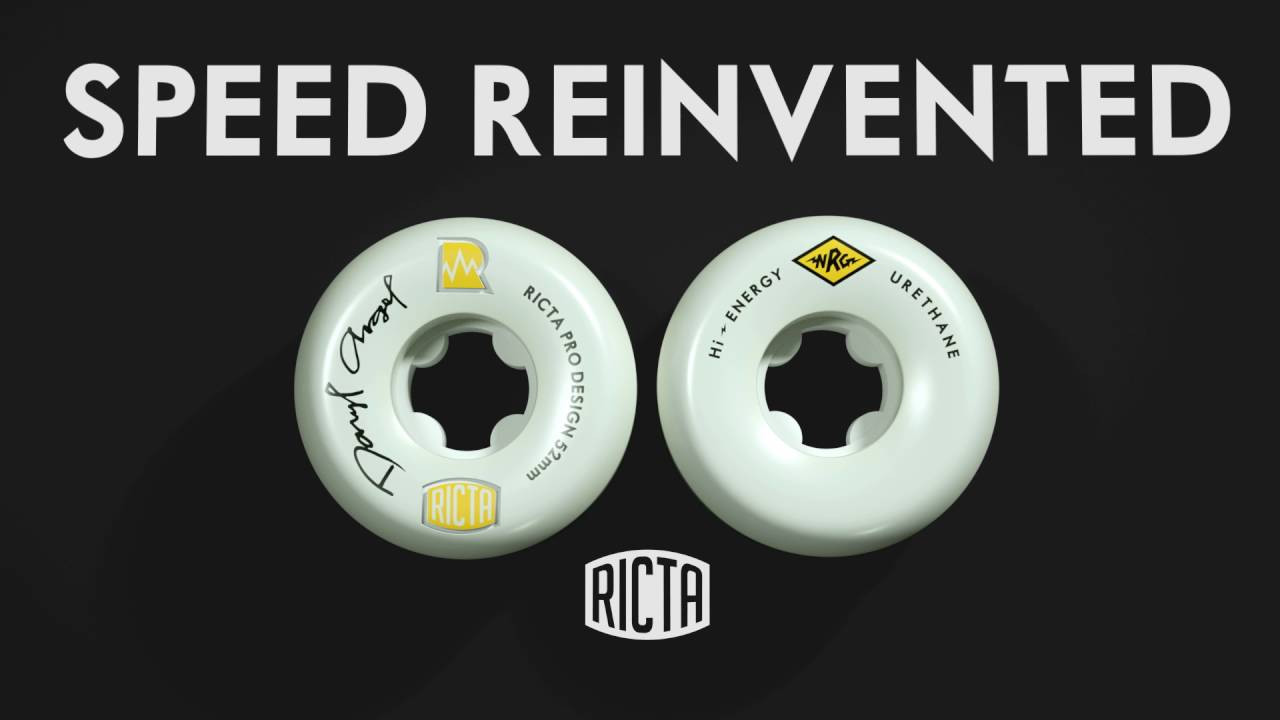 Daryl Angel's unique pro design shape: NRG Hi-Energy urethane formula, the fastest non-core wheels, pro tested and proven.<br /><br />Filmed & Edited by Joe Perrin (@TheKillaTapes)<br />Motion Graphics work by Jarrod Allen (@JadaCre8ta)<br /><br />SUBSCRIBE to Ricta Wheels: http://bit.ly/RictaChannel<br /><br />FOLLOW The Fastest on:<br />Our site: http://rictawheels.com/<br />Facebook: https://www.facebook.com/rictawheels/<br />Instagram: https://www.instagram.com/rictawheels/<br />Twitter: https://twitter.com/rictawheels