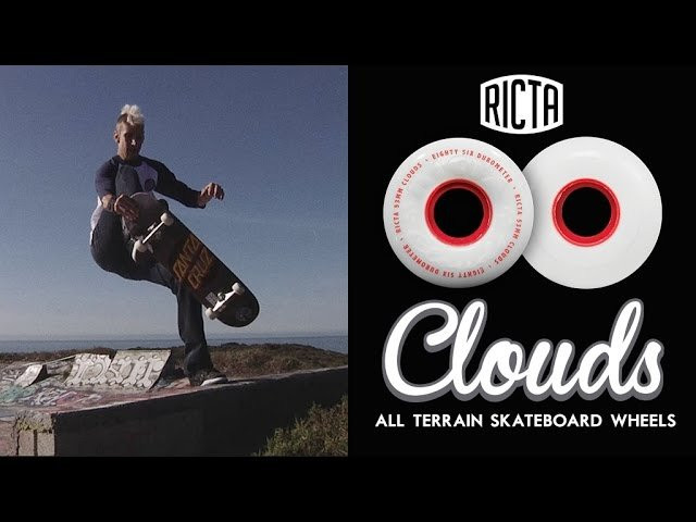 Looking for a smoother ride? The new and improved Ricta Clouds formula allow for optimal grip on various terrain and yield maximum "slide ability" on transition, and street obstacles. Available in Cruiser (78a) and Ditch Formulas (86a) - 52mm-58mm. Hit up your local ditch and take the Ricta Clouds Test! <br /><br />Stay social: <br />https://www.facebook.com/strangenotes87<br />https://twitter.com/strangenotes<br />http://instagram.com/strangenotes