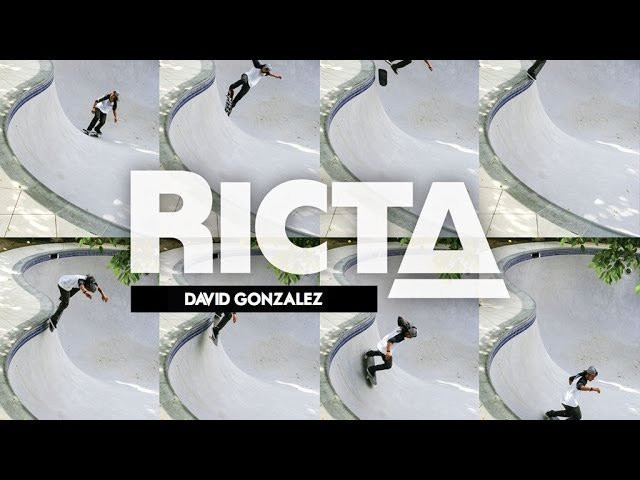 David Gonzalez stylishly handles a backside kickflip nosegrind out of the deep and into the shallow end of Arto's pool. Ricta Skateboard Wheels. High Energy Urethane.