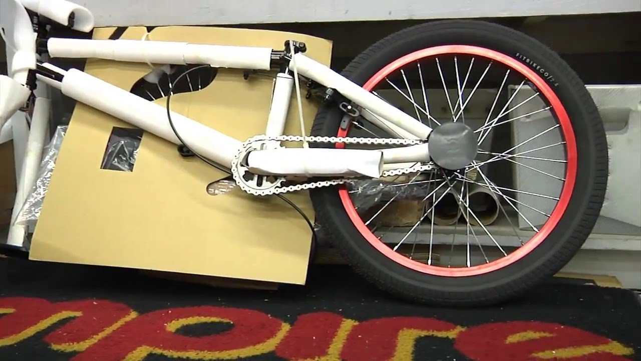 Nathan Hostick dropping the knowledge you'll need to put together a new BMX-bike-in-a-box. Who wants to be overcharged by some judgemental bearded roadie? NOT YOU