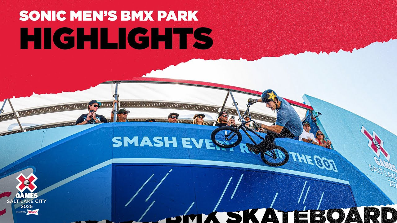 Watch the SONIC Men’s BMX Park top highlights from X Games Salt Lake City 2025 Presented by SONIC!<br /><br />Park is a style of BMX riding featuring a variety of obstacles such as ramps, bowls, quarterpipes and box jumps arranged in a challenging and creative layout. Riders use these obstacles to perform a variety of tricks, airs and grinds, incorporating a majority or all features into a single run. Using the contours of the course to gain speed instead of pedaling (pedaling usually detracts from scores), X Games Park riders use the obstacles for the air necessary to do huge tricks like 720s, double tailwhip combos and various inverts. Competitors are judges based on execution of maneuvers, degree of difficulty, variety, flow, originality, style and amplitude (height of airs).<br /><br />#XGames #XGamesSLC #BMX<br /><br /><br />____<br /><br />X Games — your destination for all things action sports, music, lifestyle and everything in between. <br /><br />Visit our official homepage at http://xgames.com for more coverage and highlights.<br /><br />SUBSCRIBE: https://www.youtube.com/XGames<br /><br />Check us on Social @XGames:<br />Instagram ► https://instagram.com/xgames<br />TikTok ► https://www.tiktok.com/@XGames<br />Twitter ► https://twitter.com/xgames<br />Facebook ► https://facebook.com/XGames<br />Twitch ► https://www.twitch.tv/xgames<br />Snapchat ► @xgames<br />Text Us! ► (772) 494-2637<br /><br />Thanks for watching #XGames!