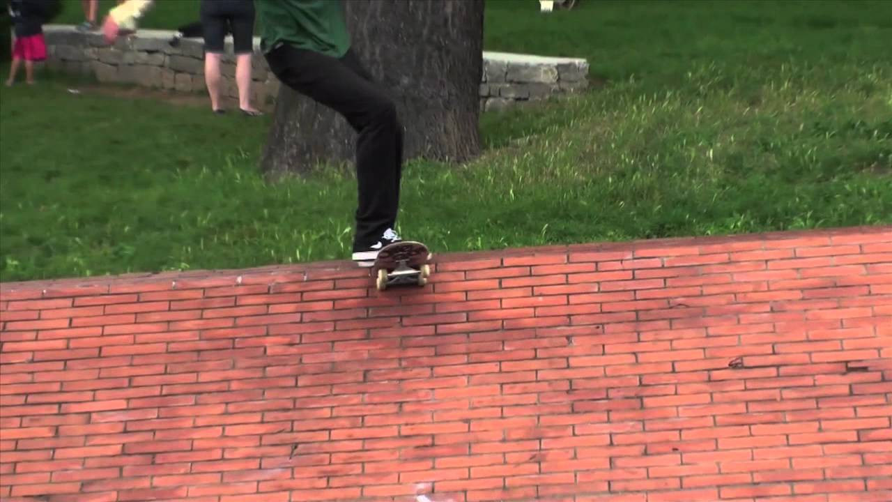 Richard skating a cool bank spot in Milan.<br /><br />For more of Richard check out http://www.exitrealworld.com/People/Team/Shop-team/Richard-Hatfield