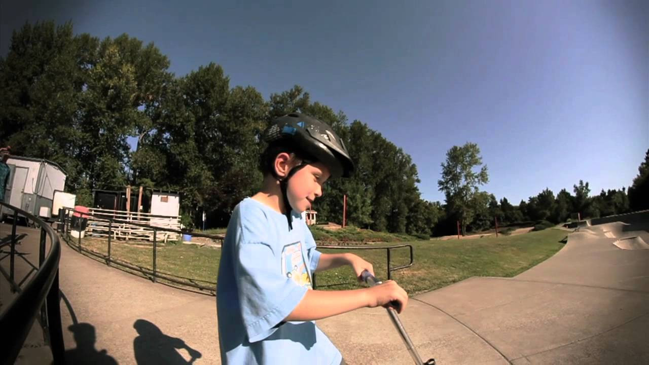 Brogan cruising around in the Newberg Skatepark. <br /><br />http://www.exitrealworld.com