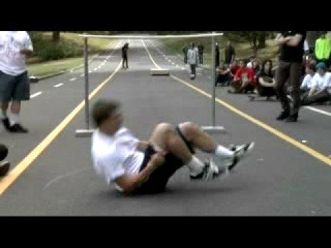 EXIT real world's annual skateboard contest of booya hooty hoo. Waterballoon hazzard hill bomb, hippie high jump, longest powerslide and downhill street course.