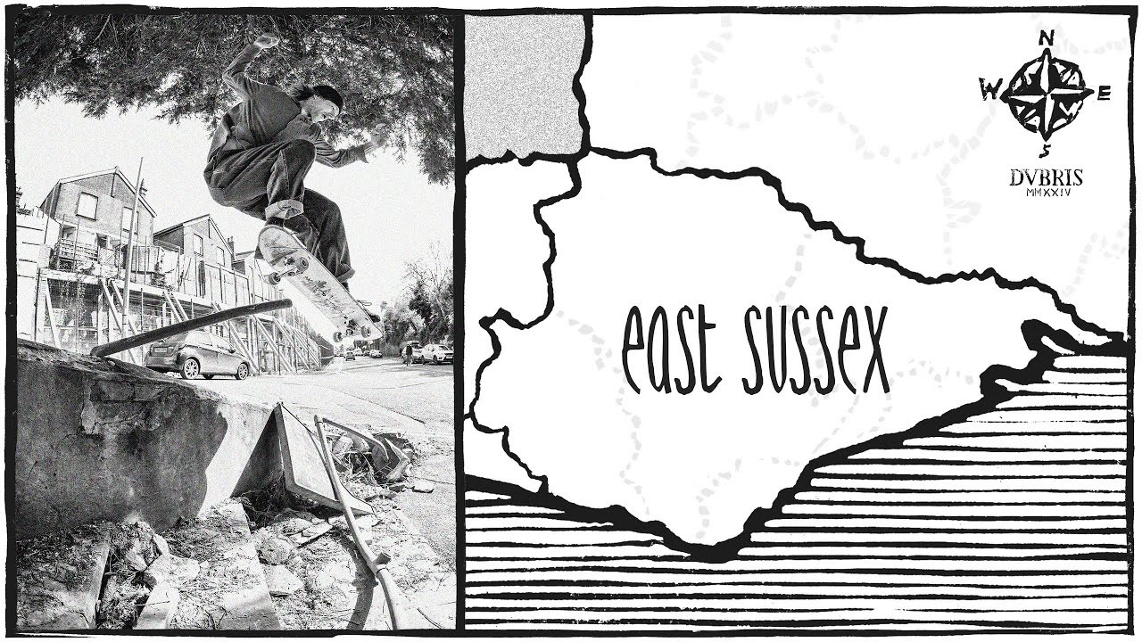Our second ‘Debris-Sides’ episode focuses on East Sussex. Comprising raw footage from Tom Pickard’s epic 2024 video project ‘Debris’, these episodes are intended to give behind-the-scenes insight into the often-challenging process of gathering clips at the weird & wonderful locations featured throughout the video.<br /><br />Featuring: Cal Dawson, Chris Collins, Mike Nicolls, Sonny Wright, Sam Allison & Al Hodgson.<br /><br />Filmed & edited by Tom Pickard.<br />Additional filming by: Al Hodgson, Luke Bamford & Luke Dench.<br />Thumb photo by Toby Shaw. <br />Thumb artwork by Lizzie Heath.<br /><br />Revisit ‘Debris’ here: https://www.greyskatemag.com/post/debris-a-south-east-skateboard-video-by-tom-pickard<br /><br />Read about the project & check out some photos here: https://www.greyskatemag.com/post/feature-debris<br /><br />https://www.greyskatemag.com/