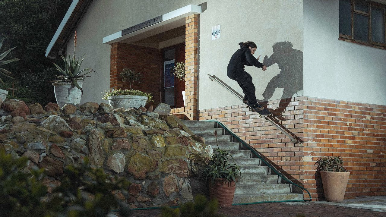 Gritty spots & captivating scenery – we are pleased to present 'Peninsula Playground', a video by Phoenix Jurgens for Leaf Apparel & Baseline Skate Shop featuring Alex Williams & Ethan Cairns skating the southern Peninsula of Cape Town, South Africa.<br /><br />Filmed & edited by Phoenix Jurgens.<br /><br />Thumb photo: Grant McLachlan.<br /><br />Music<br /><br />The Love Market<br />Filmmaker<br /><br />https://www.greyskatemag.com/