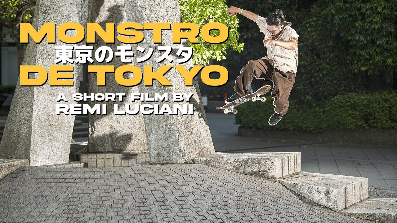 We are pleased to present 'Monstro De Tokyo', a short film by Rémi Luciani filmed in & around Tokyo during April 2023. It's the latest in Rémi & Leo Valls' 'Monstro' series, through which the two aim to create connections with like-minded skaters worldwide. <br /><br />Directed, filmed & edited by Rémi Luciani.<br /><br />Starring: Akira Imamura, Shintaro Hongo, Masaki Hongo, Stinky Eagle, Jesse Narvaez & Leo Valls.<br /><br />Also featuring: Hiroki Muraoka, Kento Yoshioka, Leo Ikawa, Shogo Zama, Shin No Sketchy, Ty Beall & Brandon Turner.<br /><br />Typography designer: Rémi Luciani.<br /><br />Second camera assistants: Leo Akase, Julien Januskiewicz & Leo Valls.<br /><br />HD second angles: Yuuki Morishita.<br /><br />Super8 assistant: Nobuo Iseki.<br /><br />Translation consultant: Yutaro Washizawa.<br /><br />Thumb photo: Nobuo Iseki. <br /><br />Check out our our 'Monstro de Tokyo' Feature from grey vol. 05 issue 19, with lots of photos from the project & and interview with Rémi, Leo & Nobuo here: https://www.greyskatemag.com/post/feature-monstro-de-tokyo<br /><br />Music<br />Extra<br />Ken Ishii<br />https://kenishii.bandcamp.com/<br /><br />Ametista<br />Lavoura<br />https://soundcloud.com/lavoura<br /><br />Keep That Money For Us (Shiraishi remix)<br />Takayuki Shiraishi<br />https://takayukishiraishi.bandcamp.com/<br /><br />Ohayo Mada Yaro<br />Yura Yura Teikoku<br />https://yurayurateikoku.bandcamp.com/<br /><br />Follow us on:<br />Web: https://www.greyskatemag.com/<br />Instagram: https://www.instagram.com/greyskatemag/<br />YouTube: https://www.youtube.com/channel/UCjoSeI8GlGqdmZZS3dDOLyQ/