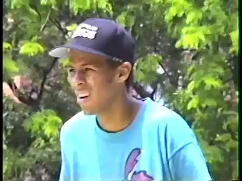 Filmed by: Joe Hiddleson<br />9/11/90<br /><br />Matt Hensley and Sal Barbier skating a miniramp only a few blocks away from the shop. The one and only Bam Margera and Mike Maldonado could be seen in the crowd that day.